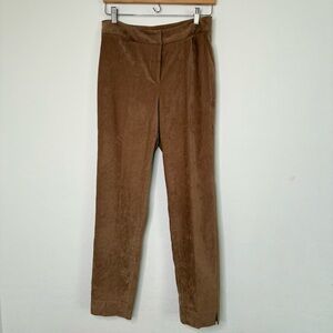 J. McLaughlin Faux Suede Brown Pants Size 6